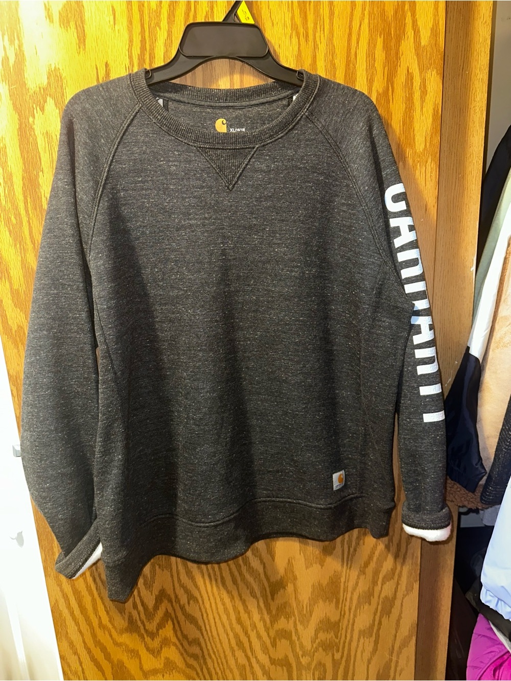 Carhartt Women’s Dark Heather Gray Crewneck Sweatshirt